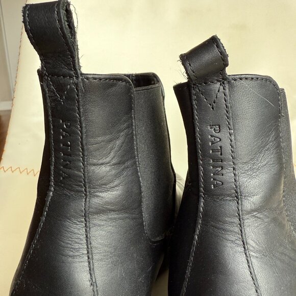 Patina Leather Chelsea Boots - Picture 4 of 7